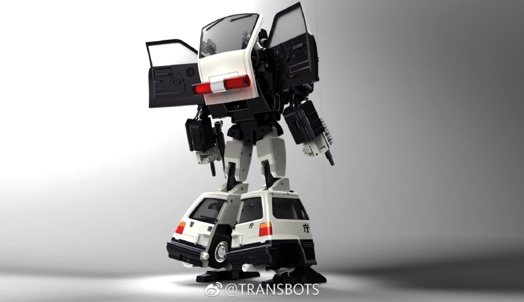 X Transbots Savant Redecos   Herald (Not Crosscut) And Taiho Police Deco 18 (18 of 25)